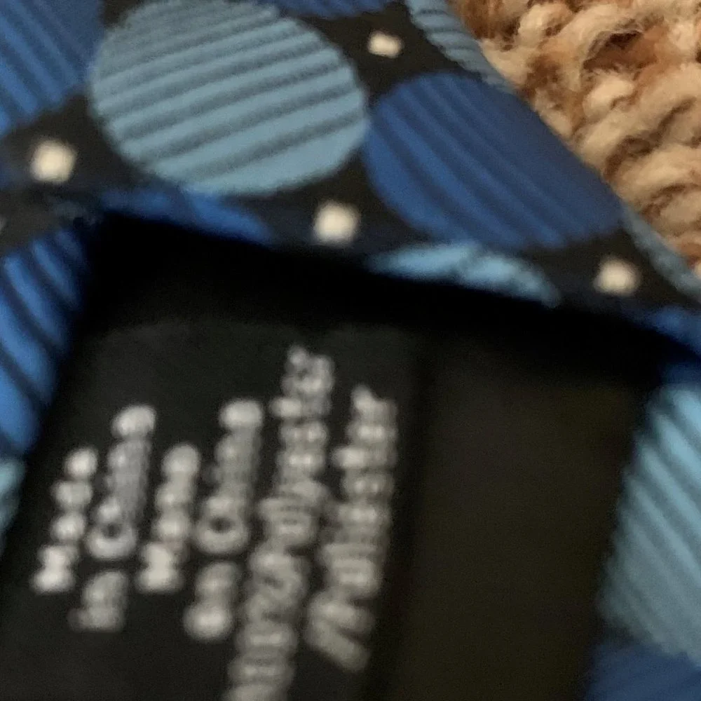 Gold Series blue tie